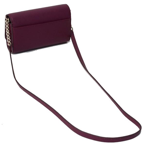 ケイトスペード バッグ katespade サフィアーノレザー キャメロン フラップ 2way クラッチ 斜めがけ ウォレット ショルダーバッグ チェリーウッド WLRU5433_1