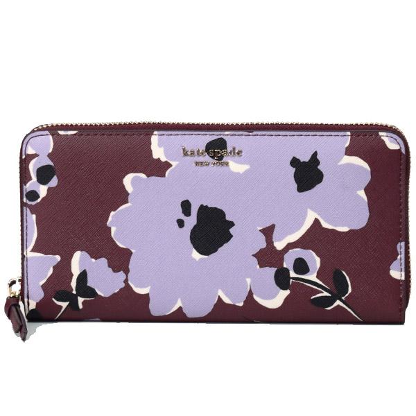訳ありセール格安 ケイトスペード 財布 Katespade サフィアーノレザー キャメロン ワイルドフラワー 花柄 ラージ コンチネンタル ウォレット 長財布 パープルマルチ Wlru6039 Wlru6039 ブランド専門店 アウトレット365 通販 Yahoo ショッピング 新作