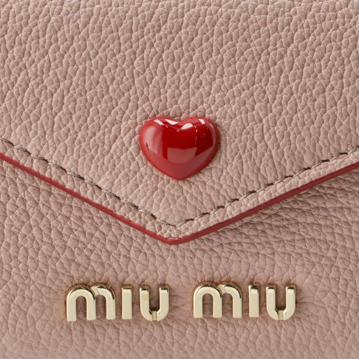 ミュウミュウ MIU MIU キーケース 6連 マドラスLOVE ピンクベージュ系 5PG222 2BC3 615｜outleta｜04