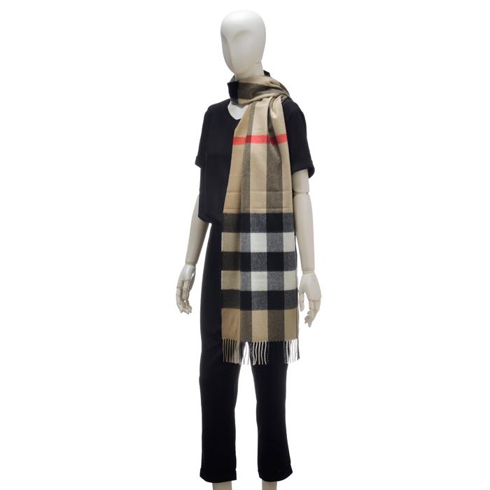 バーバリー BURBERRY マフラー カシミアスカーフ ストール メガ  