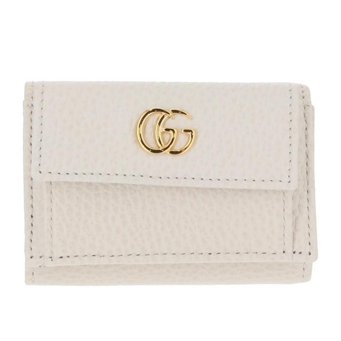 お値段見直しました 訳あり 新生活 グッチ 三つ折り財布 ミニ財布 レディース マーモント Cao0g Petite Wh Marmont 9022 Mystic