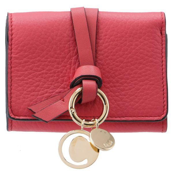セール特価 訳あり クロエ 三つ折り財布 訳あり クロエ Chloe 6aj H9q Chc17ap946 ピンク系 トリフォールドウォレット ミニ 財布 三つ折り財布 Alphabet アルファベット 財布 財布 Www Laboiteatice Fr