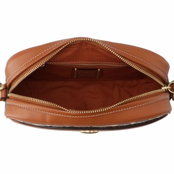 訳あり】コーチ COACH カメラバッグ シグネチャー ジャカード 