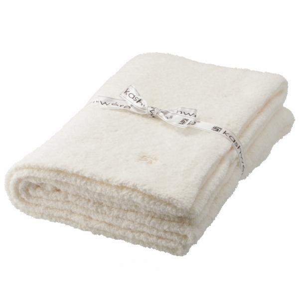 【訳あり】カシウエア KASHWERE ハーフブランケット Cloud ひざ掛け ギフト クリーム BBCHSLD03 0001 101