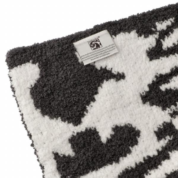 【訳あり】カシウエア KASHWERE ブランケット DAMASK 織柄 ダマスク スレート×ホワイト THCHDSK01 0001 025