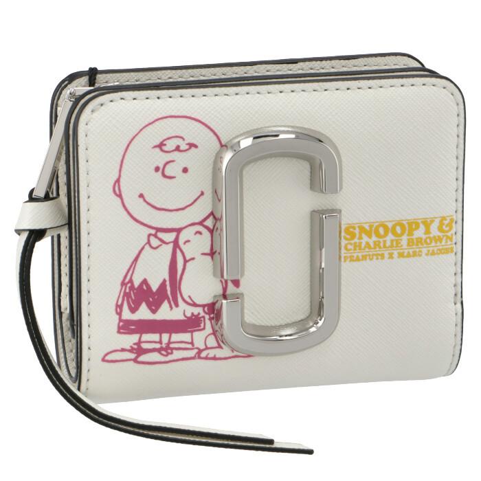 マークジェイコブス Marc Marc Jacobs Peanuts Marc 財布 帽子 ファッション小物 Jacobs スヌーピーコラボ 財布 S132l01fa21 二つ折り ミニ財布 ホワイト系 S132l01fa21 0032 177 S132l01fa ブランド アウトレット A