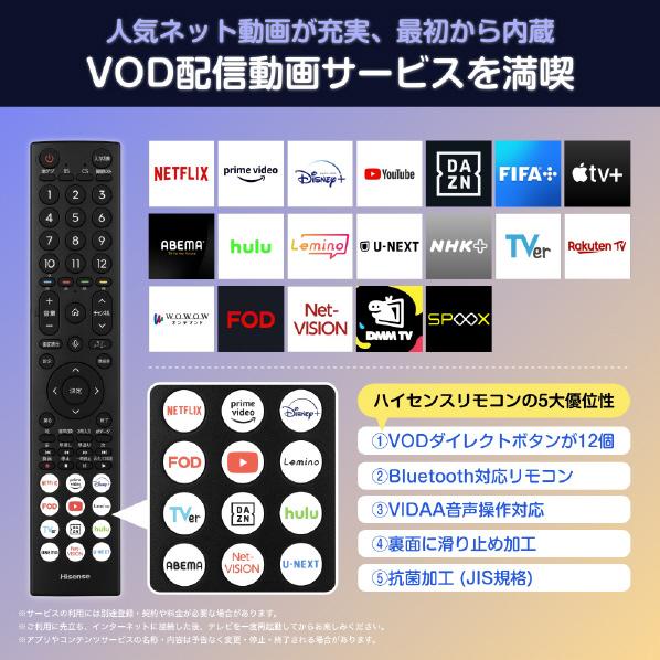 ハイセンス 【アウトレット商品】ハイセンステレビ 24V型 24A48N