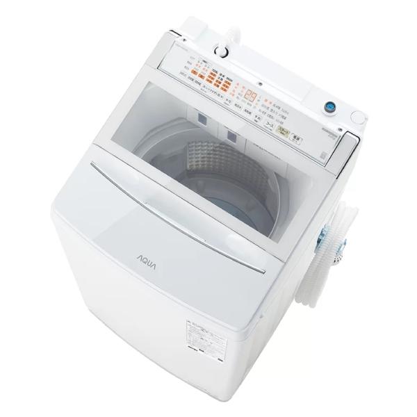 AQUA（アクア） 【超美品】 全自動洗濯機 縦型 8kg ホワイト Cサイズ 