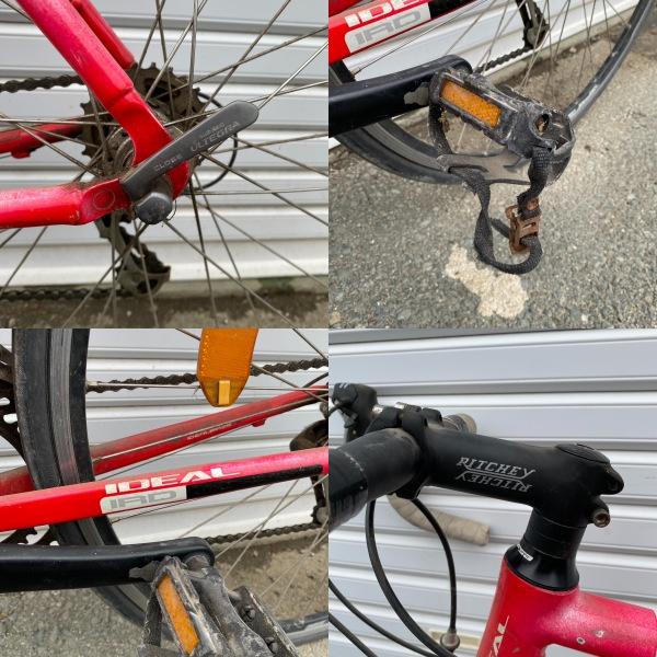 IDEAL 【輸入品】 ヴィンテージ自転車 レッド ロードバイク ドロップ