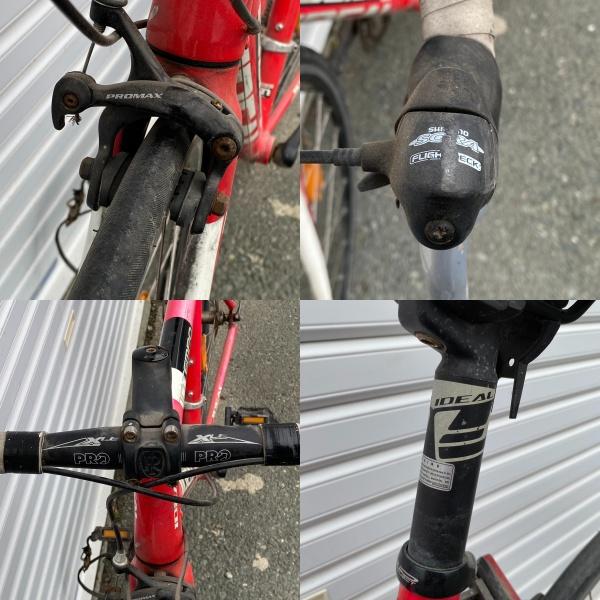 IDEAL 【輸入品】 ヴィンテージ自転車 レッド ロードバイク ドロップ