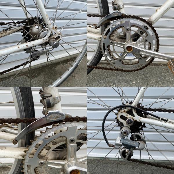 輸入品】 MOTOBECANE ヴィンテージ自転車 ホワイト ロードバイク 輸入品】 MOTOBECANE ヴィンテージ自転車 ホワイト ロードバイク