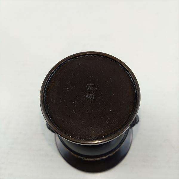 アウトレット品】 花立 3寸 黒金 仏壇用仏具 仏具 sp-011-k599 