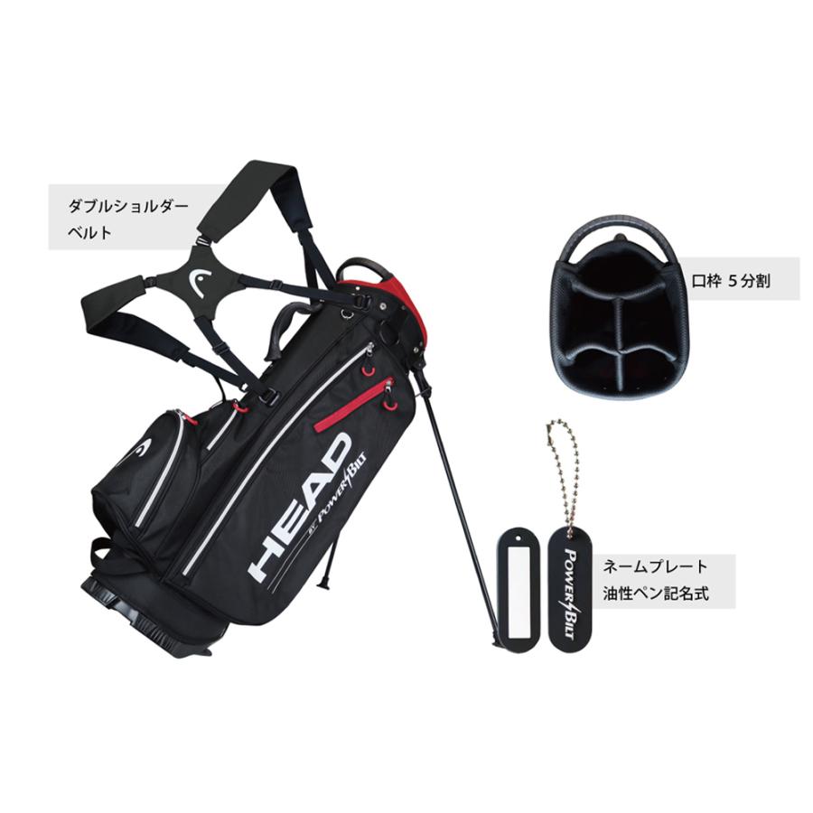 送料無料 HEAD by Powerbilt メンズクラブセット 右用 クラブ9本