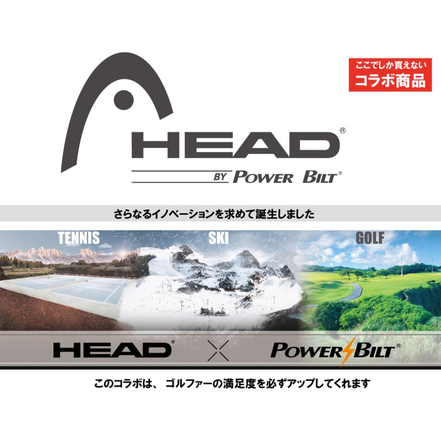 HEAD by Powerbilt メンズクラブセット 右用 クラブ9本 スタンド式