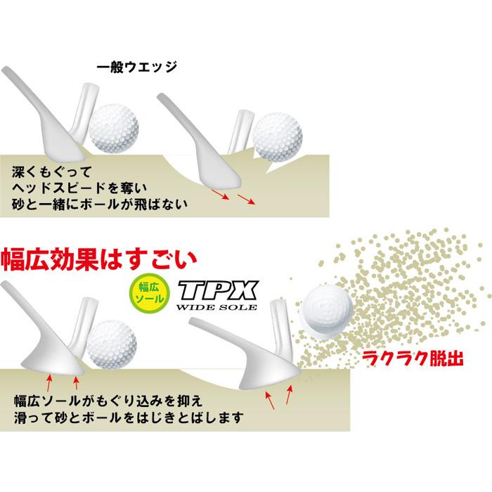 ゴルフ バンカー サンドウェッジ ワイドソール 59度 スチール