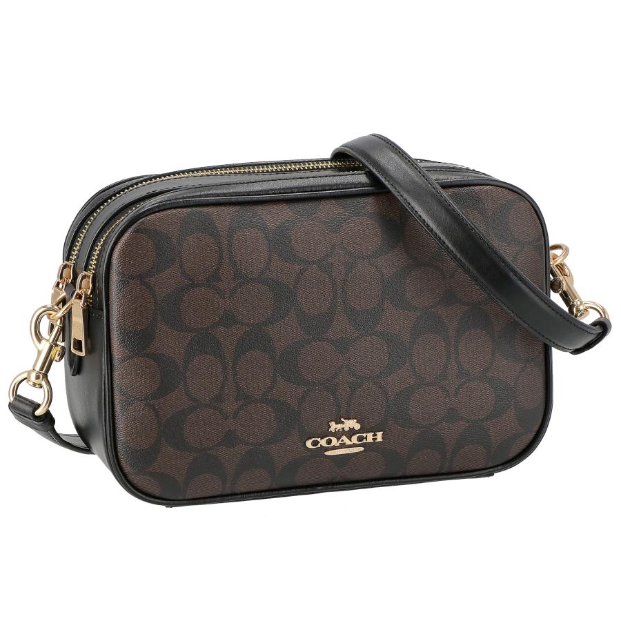 COACH（コーチ） ショルダーバッグ バッグ レディース シグネチャー アウトレット ブラウン PVCレザー ファスナー式 送料無料 ...