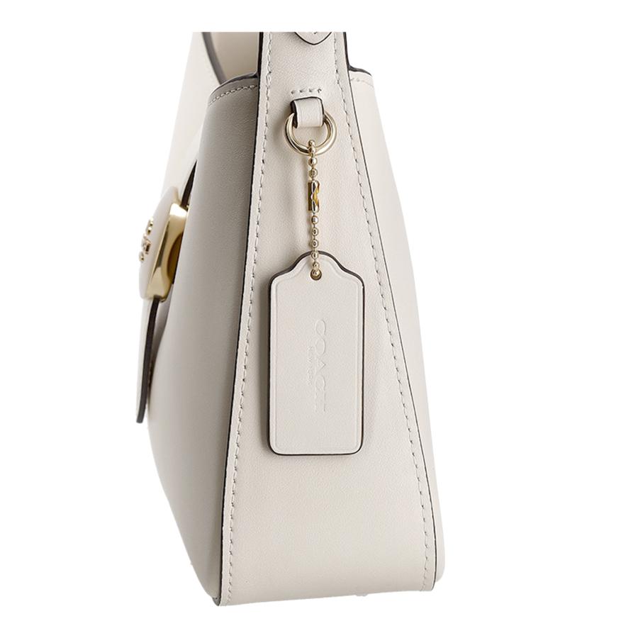 【未使用品】COACH ホワイトレザー ショルダーバッグ 定価44800 COACH（コーチ） ショルダーバッグ レザー エリー ファイル バッグ