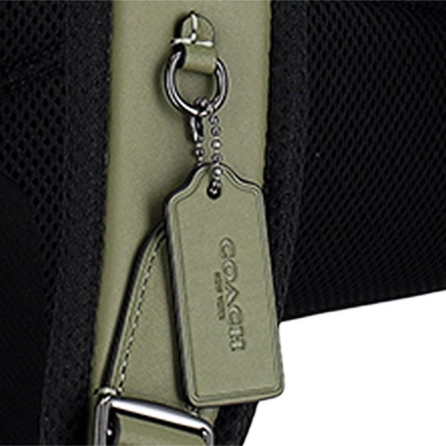 限定値下COACH コーチ レザー ビジネスバッグ NY正規店購入 グリーン COACH（コーチ） バックパック リュック バッグ メンズ アウトレット