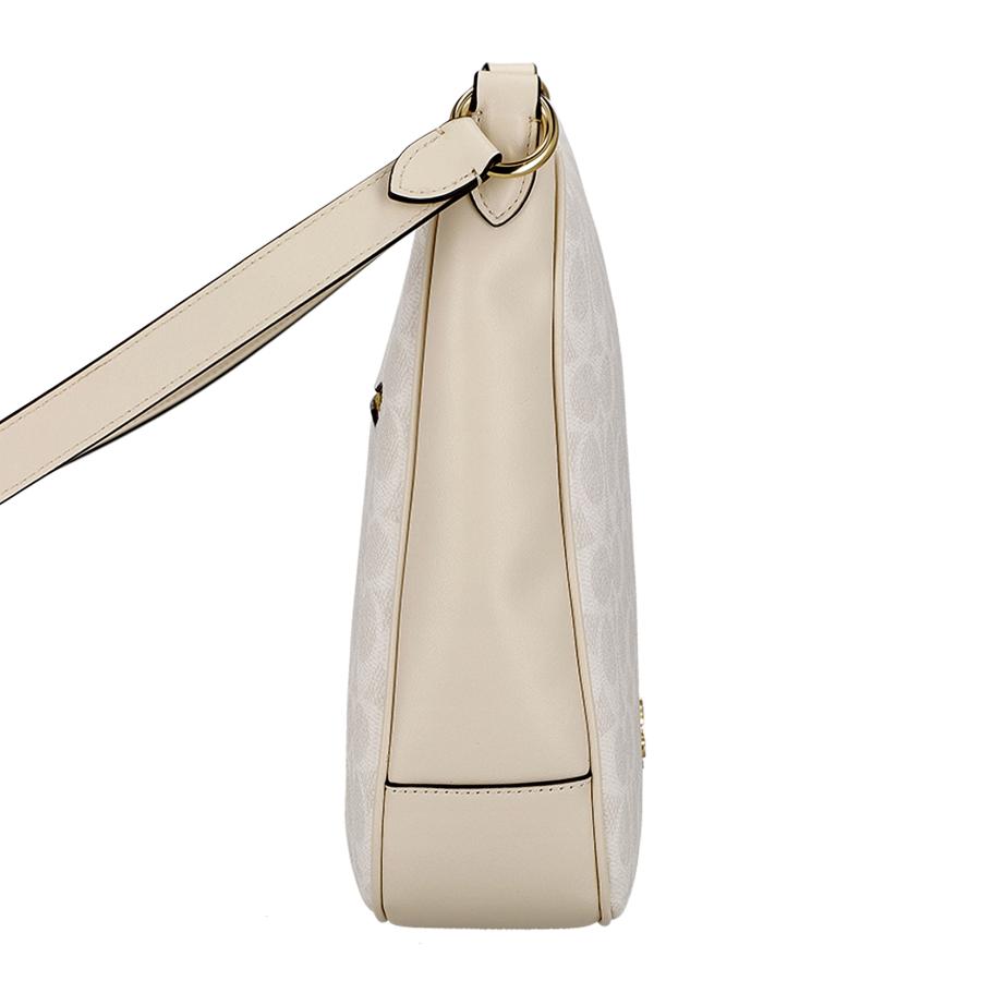 COACH レザー ショルダーバッグ　白 COACH（コーチ） ショルダーバッグ バッグ レディース アウトレット