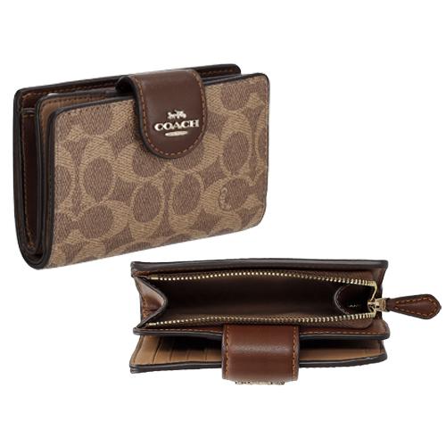 COACH（コーチ） 二つ折り財布 ミニ財布 財布 レディース アウトレット