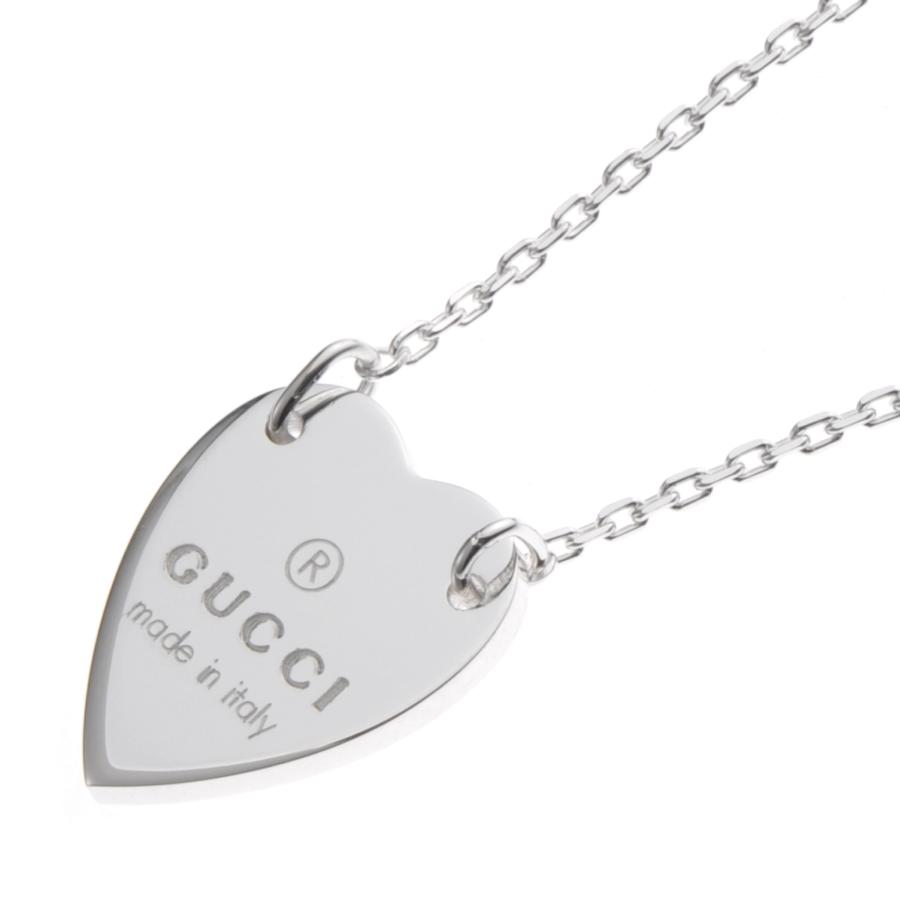 GUCCI グッチ ネックレス ペンダント アクセサリー レディース アウトレット ハート型 925 シルバー 送料無料 223512-J8400 8106｜outletlab｜03