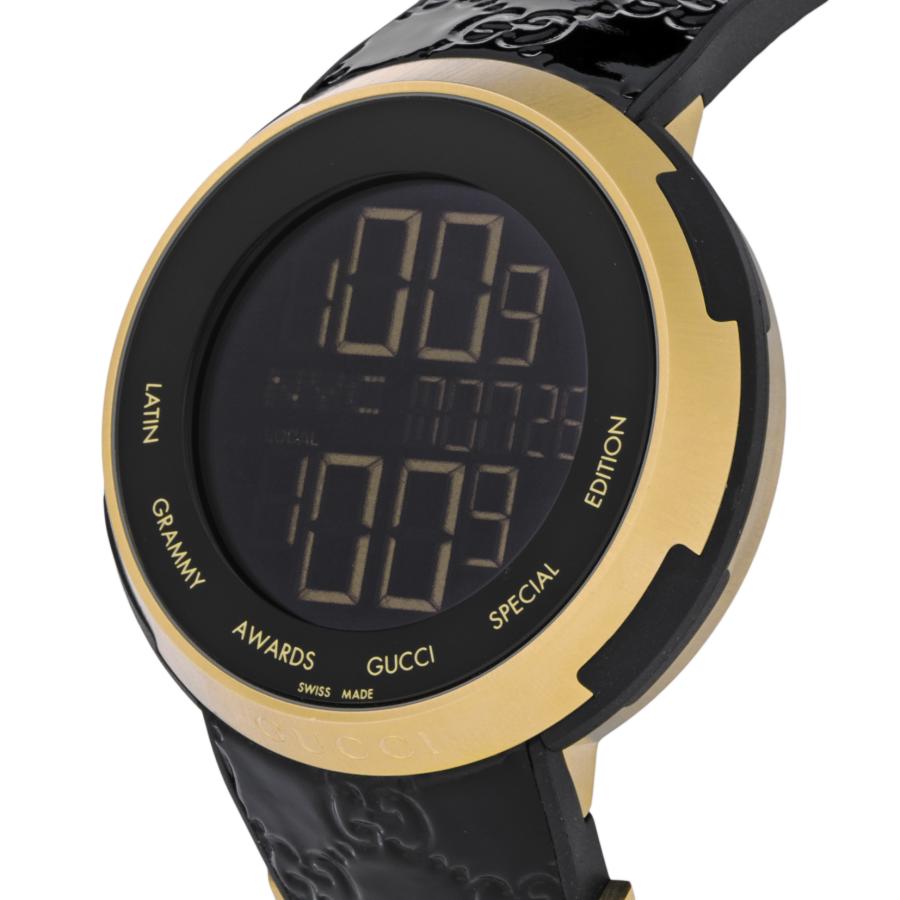 GUCCI 腕時計(クォーツ) ブラックダイヤル GUCCI（グッチ） 腕時計 時計 48mm クォーツ メンズ アウトレット