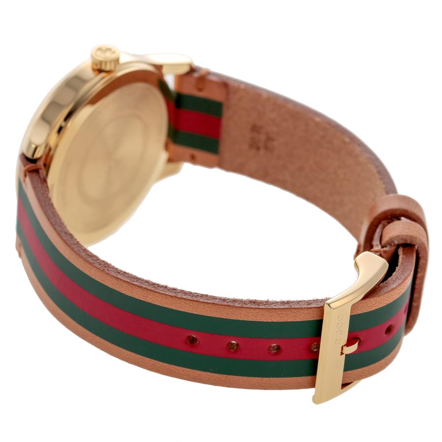 GUCCI グッチ 腕時計 時計 メンズ レディース 38mm アウトレット シェリーライン ブラウン クォーツ サファイアガラス YA1264077 Gタイムレスの画像