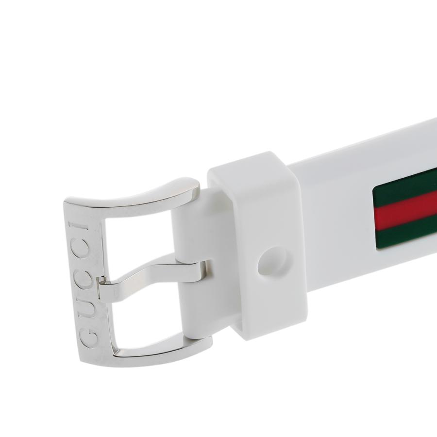 GUCCI グッチ 腕時計 時計 45mm メンズ アウトレット シルバー ホワイト クォーツ YA137102A SYNC シンク 送料無料の画像