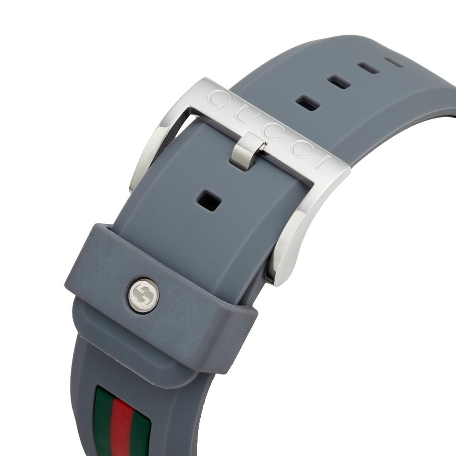 GUCCI グッチ 腕時計 時計 49mm メンズ レディース アウトレット グレー シルバー クォーツ サファイアガラス 送料無料 YA137109A SYNC シンクの画像