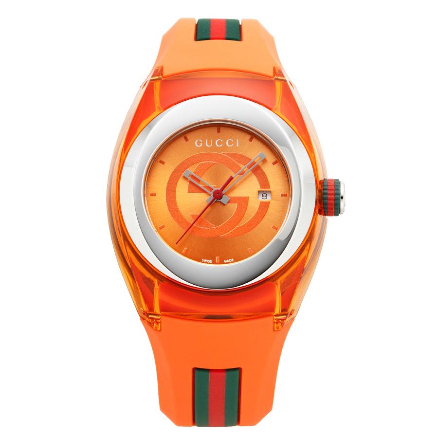 グッチ 137.1 オレンジ クオーツ メンズ 腕時計 稼働品 GUCCI（グッチ） 腕時計 時計 40mm メンズ レディース アウトレット