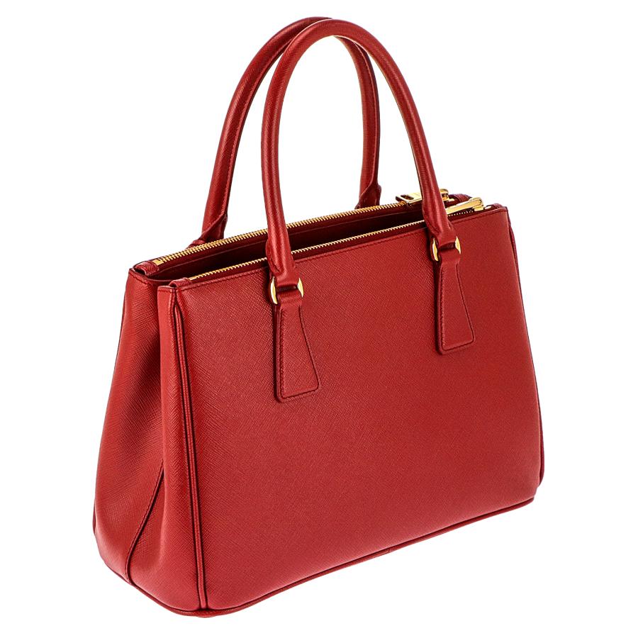 プラダ ショルダーバッグ ハンドバッグ 2way マギット 赤 牛革 PRADA