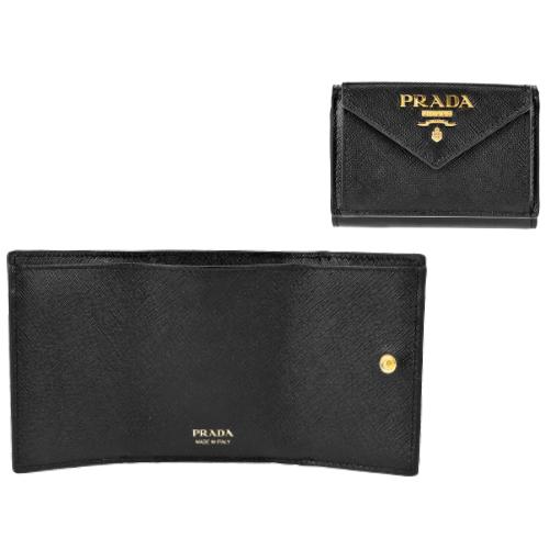 PRADA プラダ 三つ折り財布 ミニ財布 財布 レディース PRADA プラダ 三つ折り財布 ミニ財布 財布 レディース