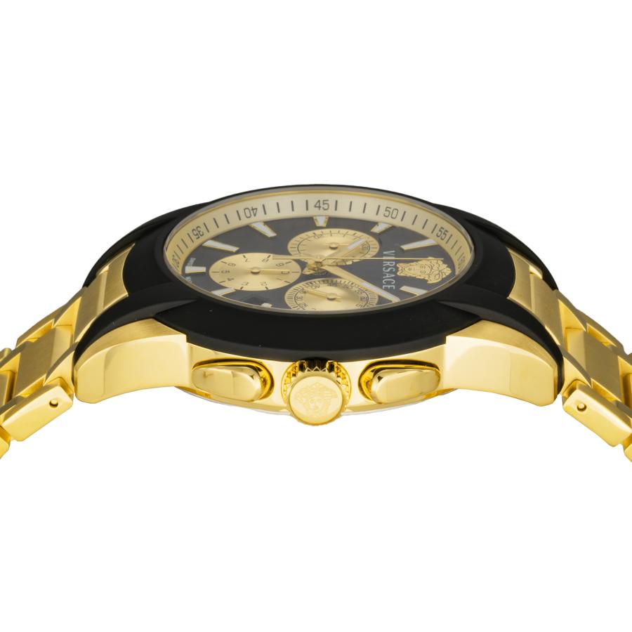 【超美品】VERSACE メデューサ クロノグラフ デイト メンズ 腕時計 楽天市場】VERSACE ヴェルサーチ キャラクター メデューサ デイト