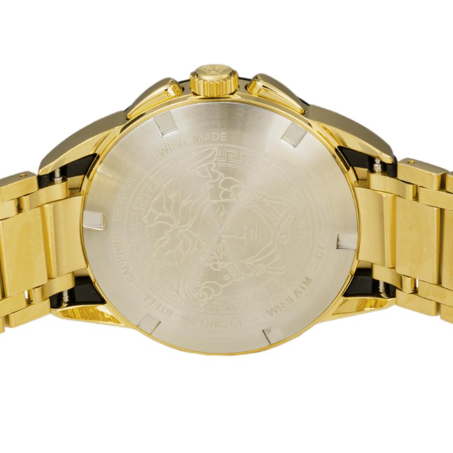 【稼働/新品電池】ヴェルサーチ　メデューサ　ウォッチ　腕時計　メンズ ヴェルサーチ クロノグラフ メデューサ 新品電池 メンズ 腕時計 870