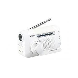 SONY 手回し充電ラジオ ICF-B09 ソニー　白　ホワイト 新品/取寄品】SONY FM/AMポータブルラジオ ICF-B09-W ホワイト ソニー