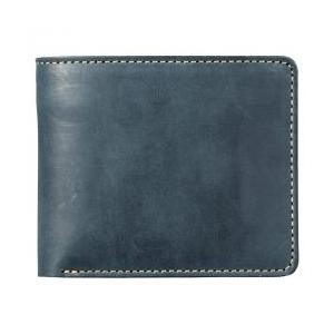 新品/取寄品】【特選商品2】ヌメ革財布 ブルー OJ-4021 : 秋葉原