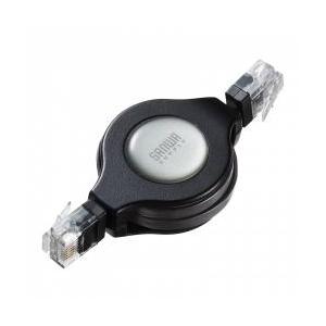 新品/取寄品/代引不可】自動巻取りLANケーブル(カテゴリ5e) KB-MK15BKN