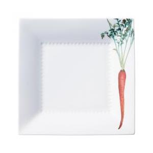 新品/取寄品/代引不可】【特選商品】スクエアプレート（1P） 金時人参