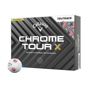 Callaway クロムツアー USA トゥルートラック 白 ゴルフボール クロムツアーX USA トゥルートラック ボール 2024年モデル [ホワイト