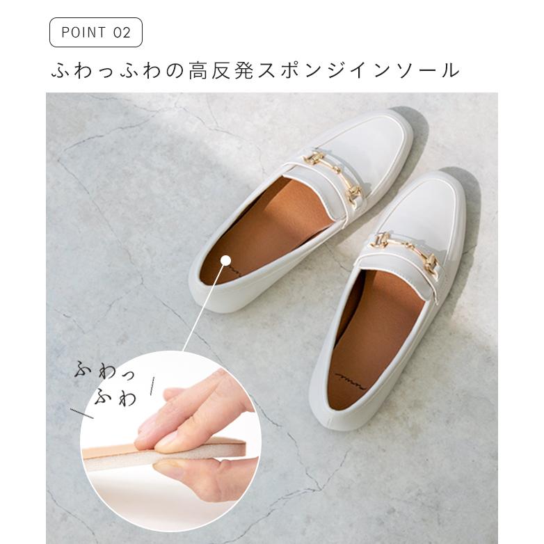 menue（メヌエ） ローファー レディース 走れる 柔らかい ローヒール