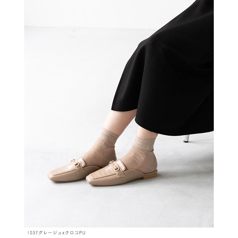 menue（メヌエ） 爆買 ミュール レディース カジュアルシューズ コイン