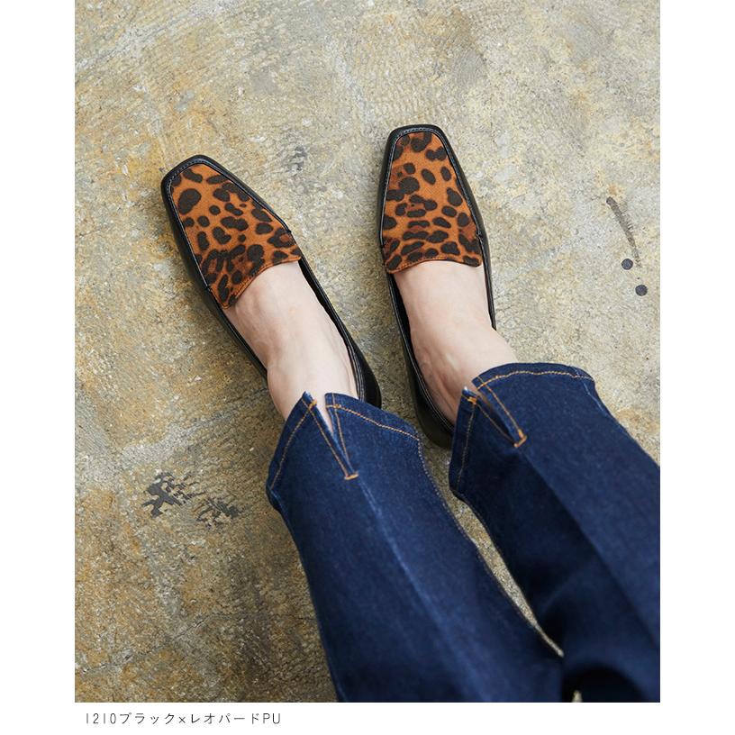 お金を節約 ローファー レディース カジュアルシューズ フラットシューズ スクエアトゥ 靴下 スリッポン 春 夏 送料無料 Columbiatools Com