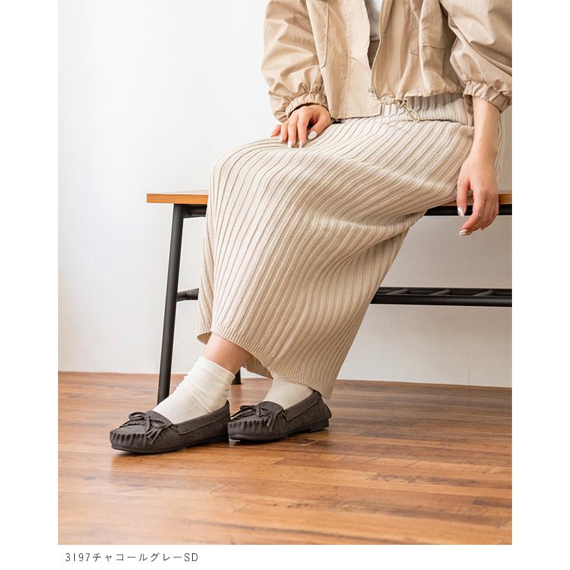 mooimooi（モーイモーイ） モカシン レディース フラットシューズ