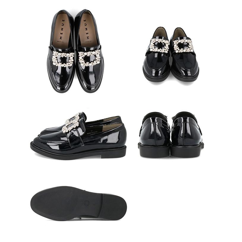 menue（メヌエ） ローファー レディース ローヒール 厚底 痛くない