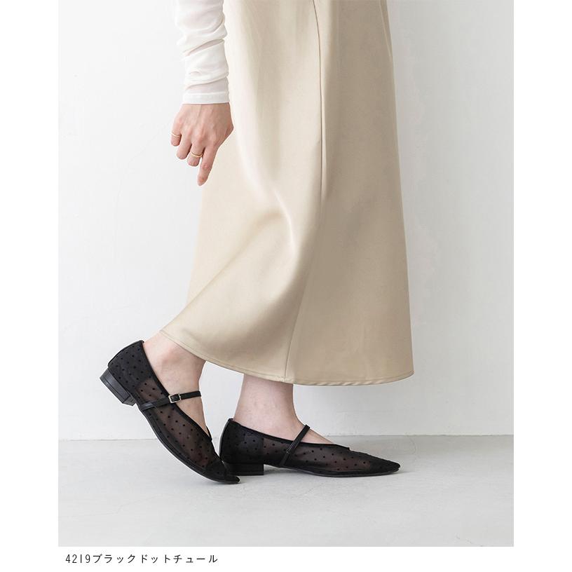 パンプス ストラップ 痛くない 歩きやすい 走れる  レディース ローヒール ポインテッドトゥ メリージェーン 送料無料 | welleg | 07