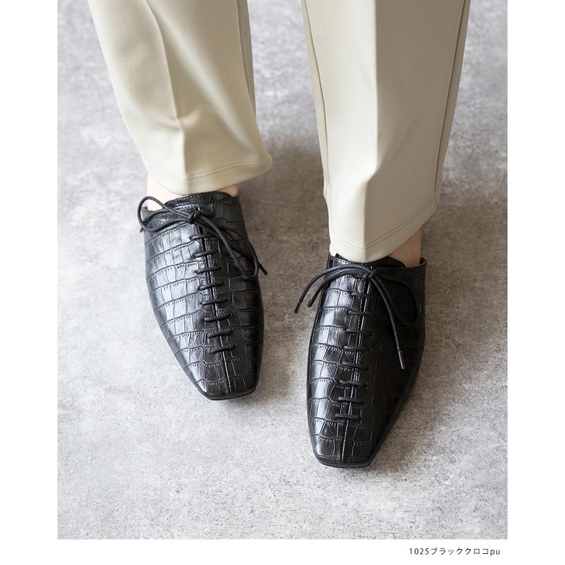 ミュール サンダル 1 000円 6 9 59マデ 14 Pre つっかけ ぺたんこ靴 スリッパ レディース レースアップ 外履き 履きやすい 痛くない 送料無料 黒 売り込み レディース