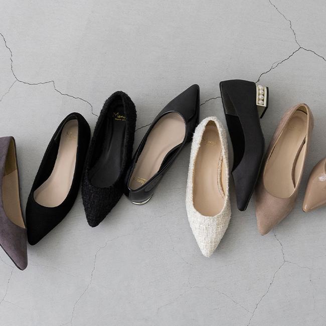 menue（メヌエ） パンプス 痛くない 歩きやすい 靴 レディース ポイン