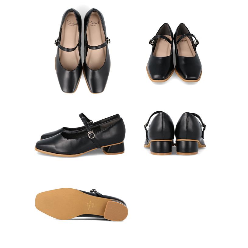 menue（メヌエ） ストラップパンプス メリージェーン 痛くない 歩き