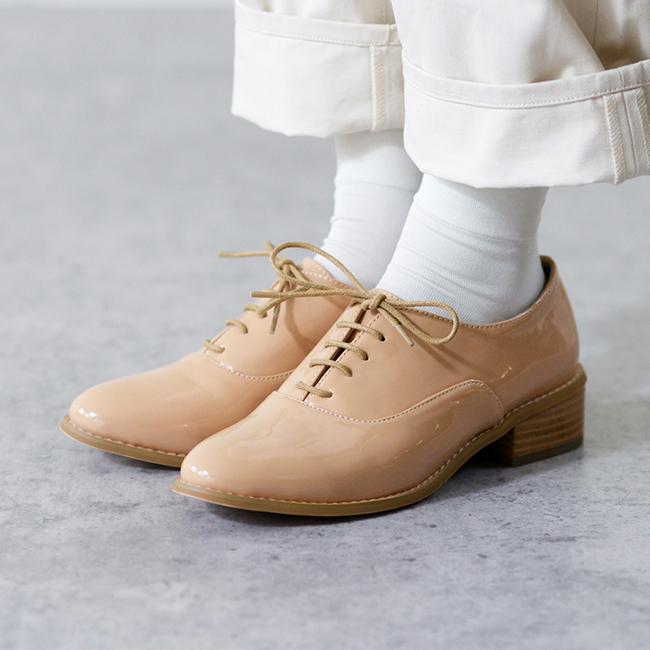 レースアップシューズ カジュアルシューズ レディース ローファー 幅広 歩きやすい ローヒール 送料無料 Welleg From アウトレットシューズ 通販 Paypayモール