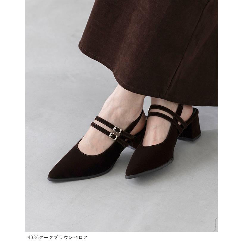 menue（メヌエ） パンプス ストラップ 歩きやすい 痛くない 靴